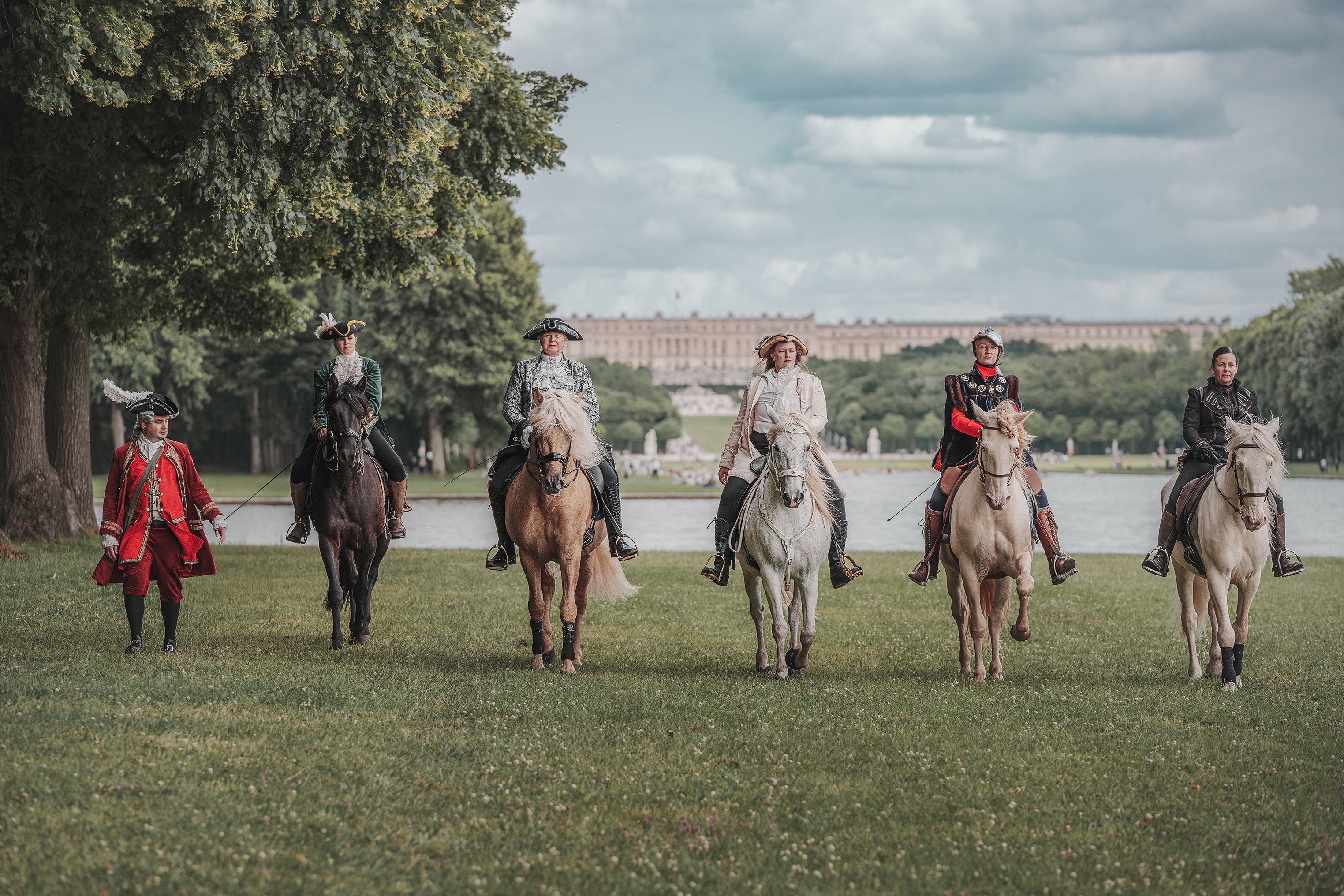 Barockreiter Verband in Versailles